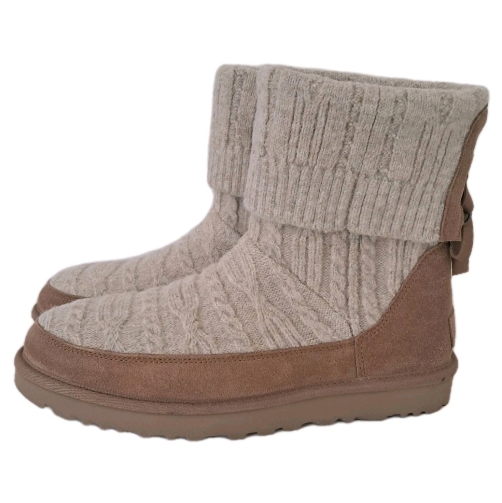 UGG Classic Mini Cabelle Knit Boots